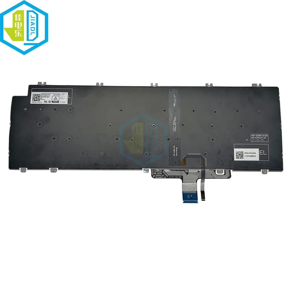 LA SP UK Laptop Backlit Keyboard For Dell Latitude 5520 5521 Precision 3560 3561 Spanish Latin Backlight Keyboards 0DKDXH 0GMXMJ