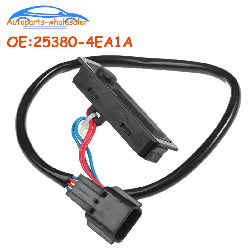 Black Rear Hatch Release Switch Button 25380-4EA1A For Nissan Qashqai 2015-2019