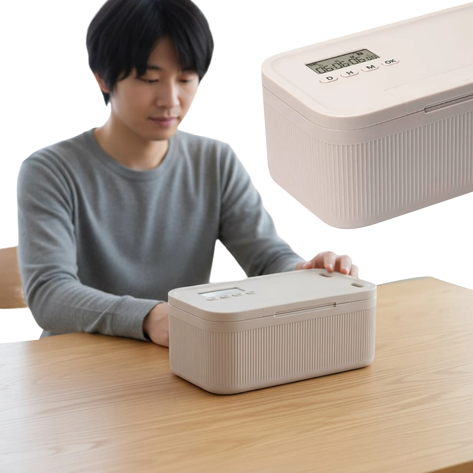 셀프 컨트롤 잠금식 보관함(타이머 포함) 휴대폰 보관함, 휴대폰, 비디오 게임,..