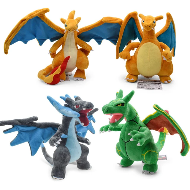 25cm Pokemon Charizard Xy Mega Evolution Plush Toy Kawaii Cartoon