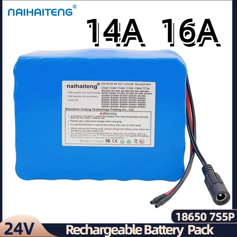 Vente en gros batterie personnalisée 24 V 10 Ah 6S5P 18650