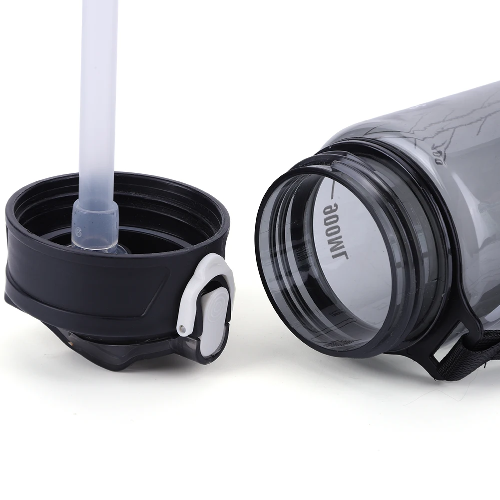 800ml Sports Water Bottle Leakproof Outdoor Travel Bottle Large Capacity Motivational Drinking Bottle for Outdoor Sports