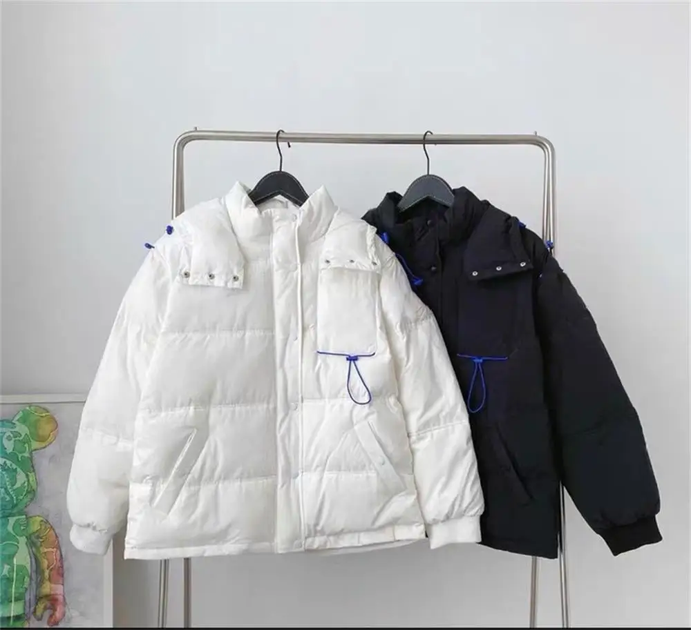 

Down Jacket Couple Korean Style Hooded Windproof Loose Trendy Brand High Quality Winter Thickened Warm Women's Jacket