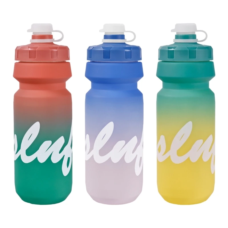 

Squeeze Water Bottle for Cycling Squeeze Leakproof Water Cups Colorful