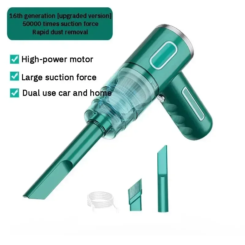 1 PC Car Mounted Vacuum Cleaner Wireless Portable Household High Suction Wireless Dust Collector Small Mini Dust Blower