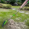 Lawn Thatching Rake Stainless Steel Thatching Cleaner Rake Gardening Tool Easy To Assemble Garden Soil Rake Lawn Grass Rake 4