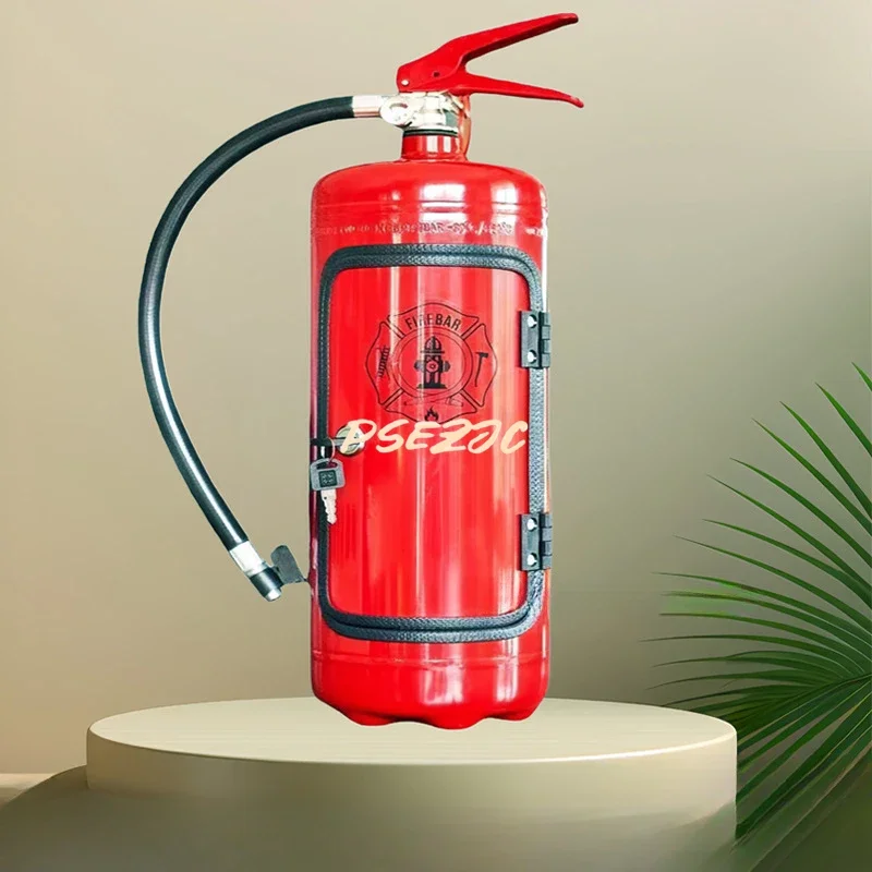 Mini Fire Extinguisher Storage Wine Storage Fire Extinguisher Wine Box Desktop Firefighter Decoration mini storage boxes