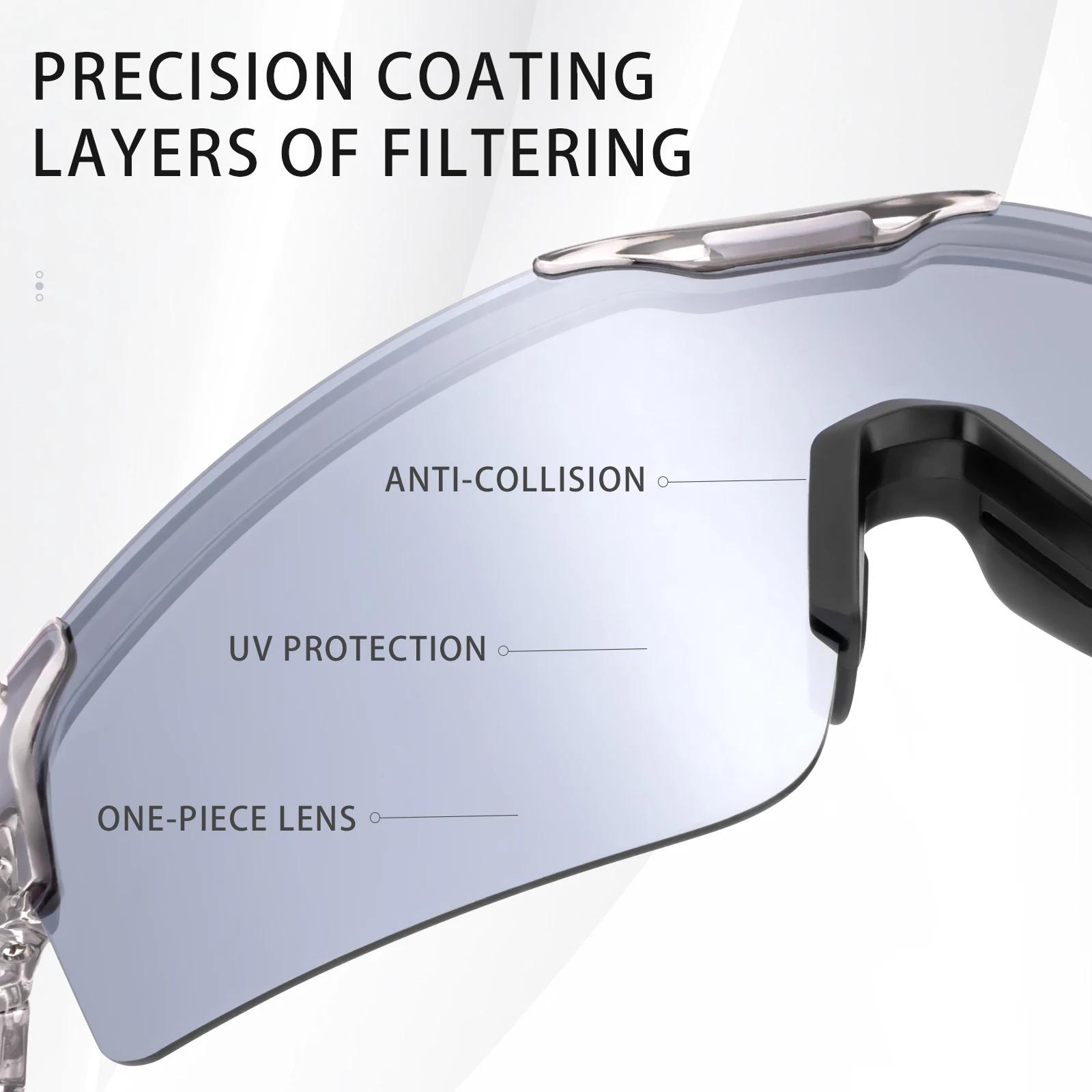 SCVCN Hiking Eyewear Sunglasses Polarized Cycling Glasses for Men Sports MTB Mountain Goggles Women Bicycle Road Bike Protection