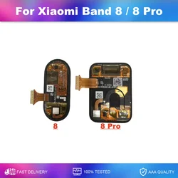 AMOLED Display Touch Screen Digitizer Assembly (Band 8 With NFC)