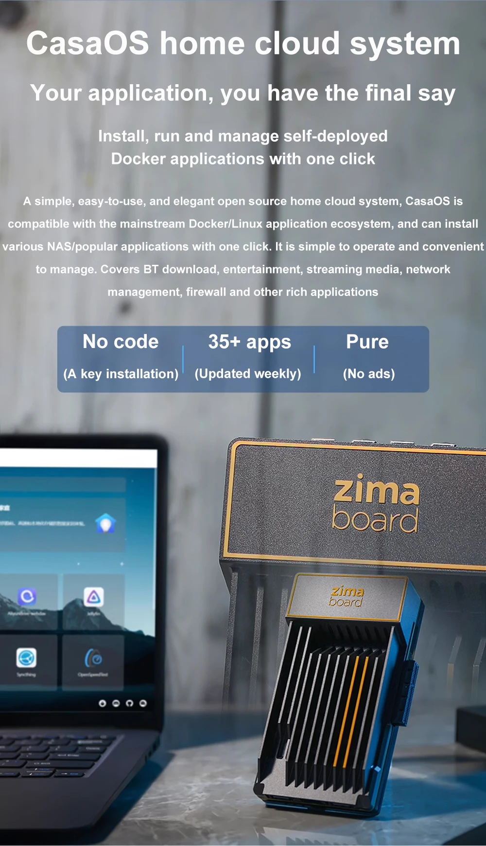 ZimaBoard A Decentralized Home Server Personal Private Cloud Disk Intel Celeron