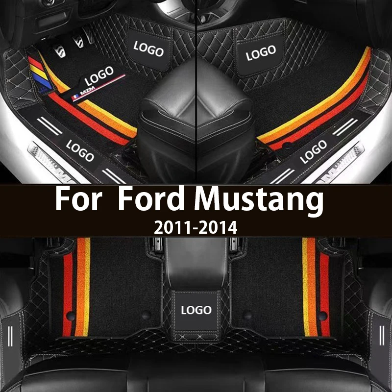 

Коврики для автомобиля Ford Mustang 2011-2014, из искусственной кожи