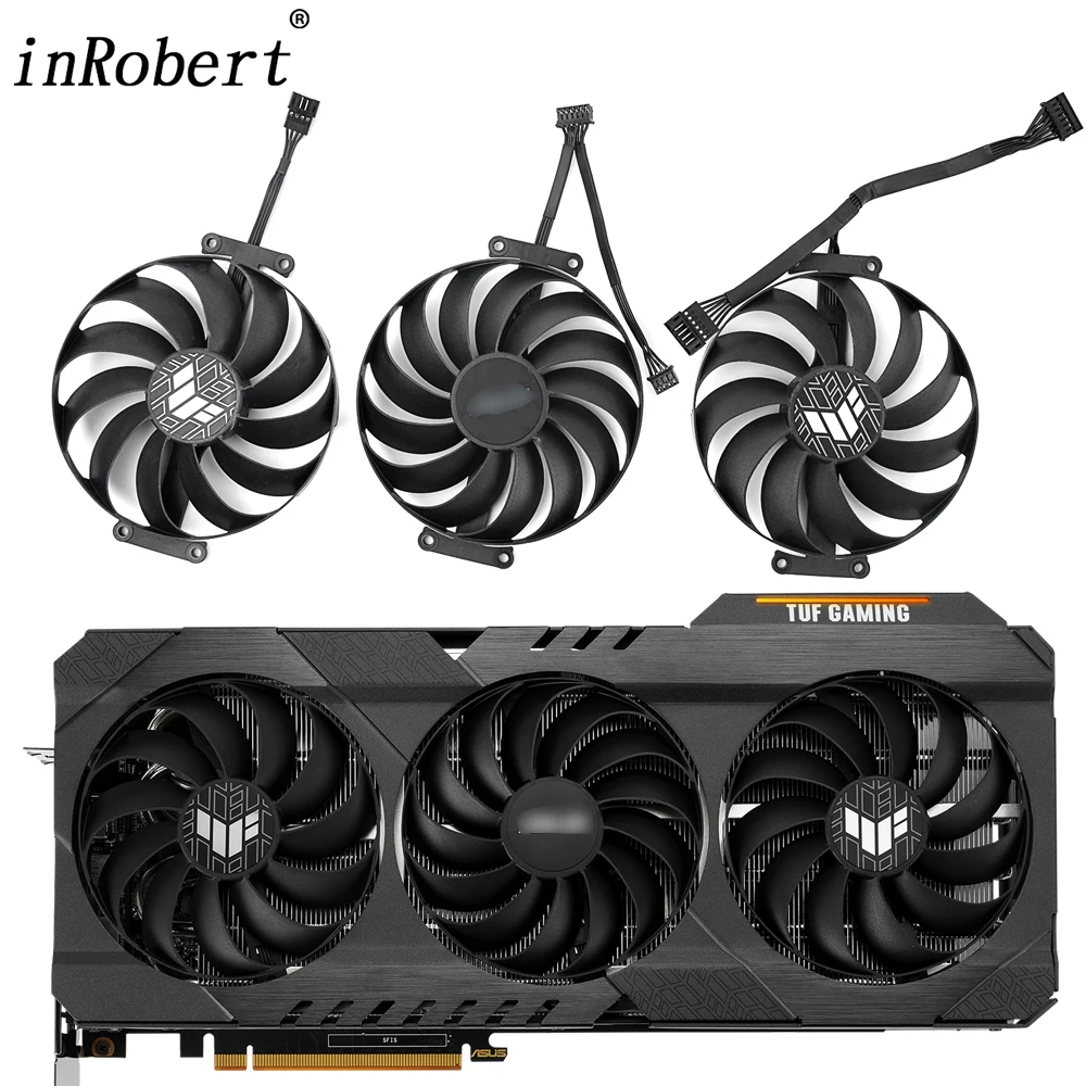 80MM GPU Cooler Fan Replacment For AMD Radeon RX 6800 6800XT 6900XT 16G  Graphics Video Cards Cooling Fans AUB0812VD