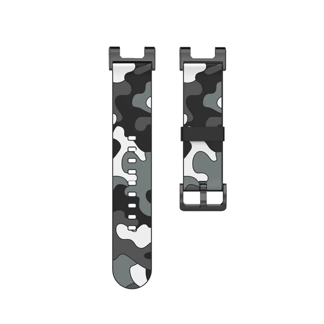 Camouflage Silicone Sports Watch Strap Bracelet