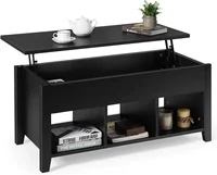 Lift Top Coffee Table, Wood Home Living Room Modern Lift Top Storage Coffee Table w/Hidden Compartment Lift Tabletop Furniture 1