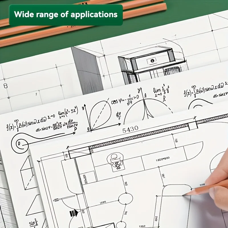 Set di Strumenti da Disegno Avanzati, Utensili in Acciaio Inossidabile, Strumenti di Precisione per Geometria e CAD, Set Multiuso - immagine 4