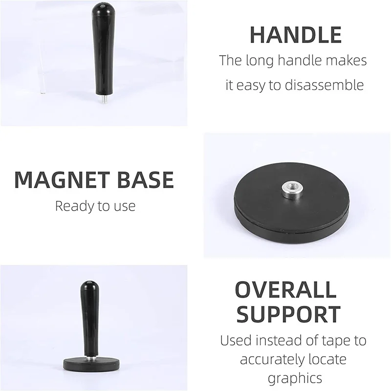 Car Vinyl Wrap Gripper Magnet Holder 2Pcs