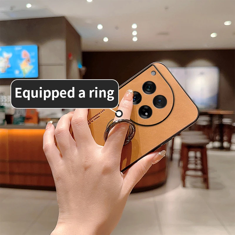 Vintage Sheepskin Leather Soft Phone Case Cover
