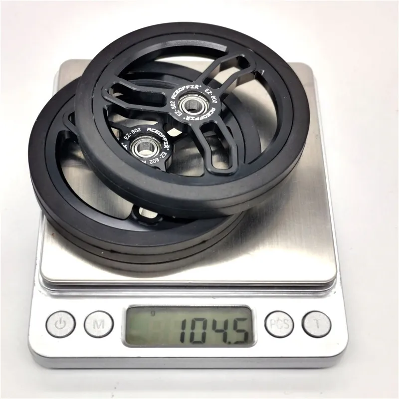 80mm Easy Wheel EZ-802 for Brompton Bike Accessories Aluminum Alloy carbon bike wheelset bike wheelset carbon wheelset