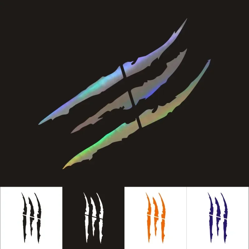 

Car Stickers 40CM*12CM Monster Scratch Claw Marks Car Motorcycles Auto Decoration 3D Reflective BUY 2 SAVE HALF Custom Sticker