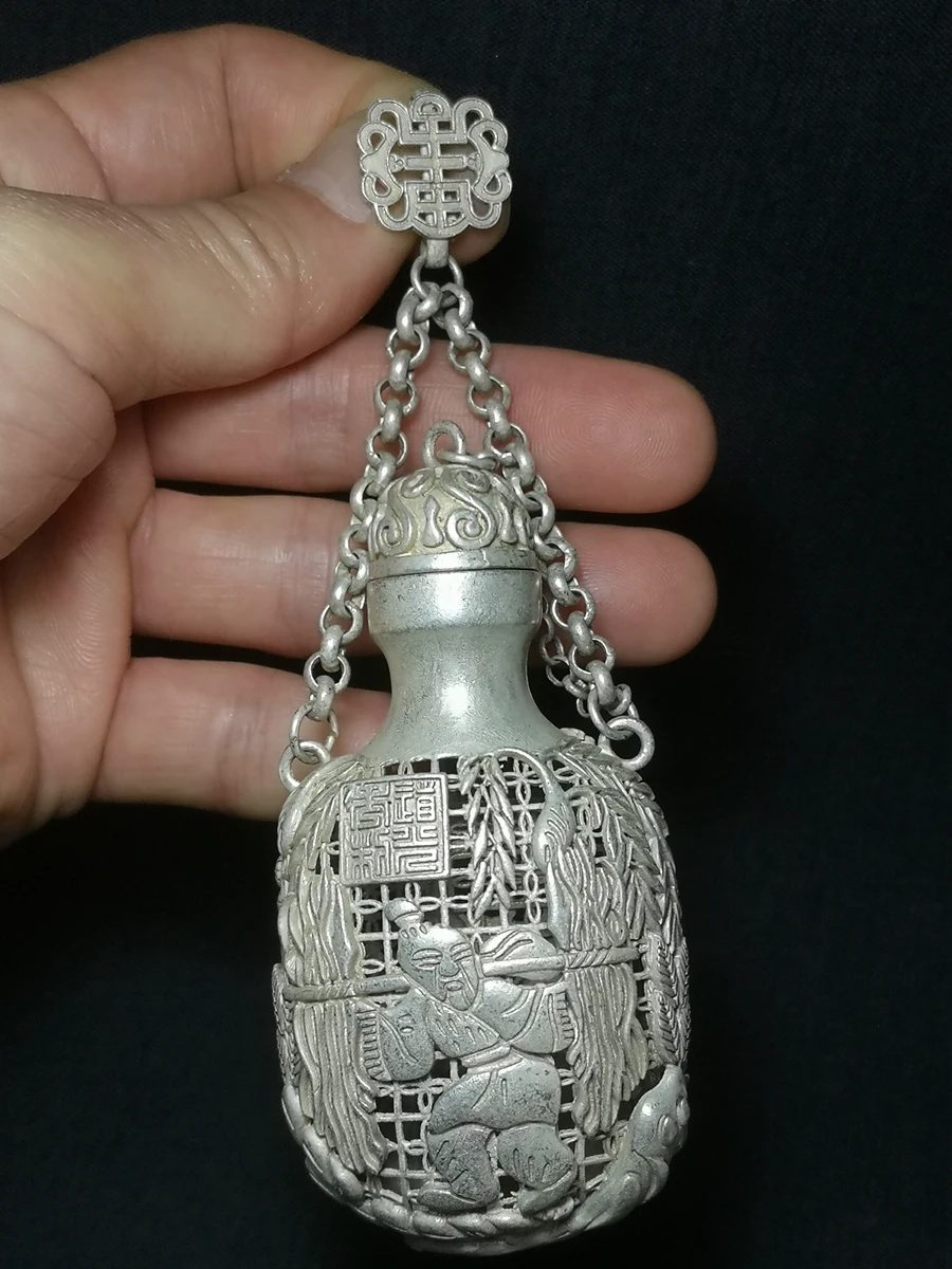 

YIZHU Culture, коллекция искусств, старое китайское искусство, переносной деревянный человек, подвеска, украшение