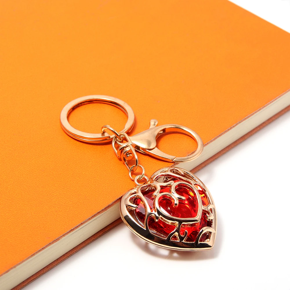 Zeldas Link Skyward Sword Red Heart Keychain Heart Containers