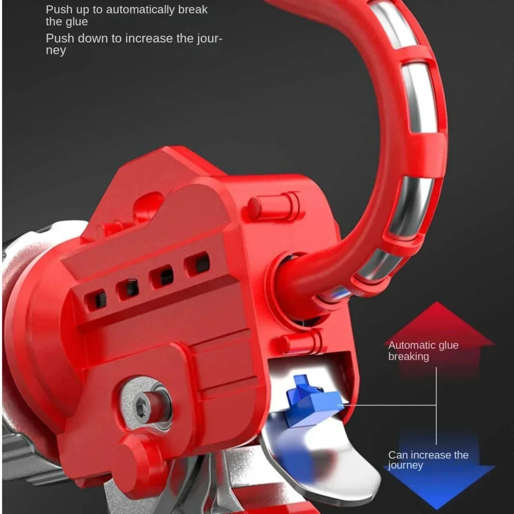 Caulking Tools Caulking Gun 5 Bearing Soft Glue Gun Structure Glue Gun Labor saving Silicone For Cylinder Mounting Adhesive Dual Purpose Nozzle