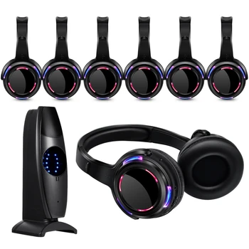 Silent Disco Wireless LED Headphones 1