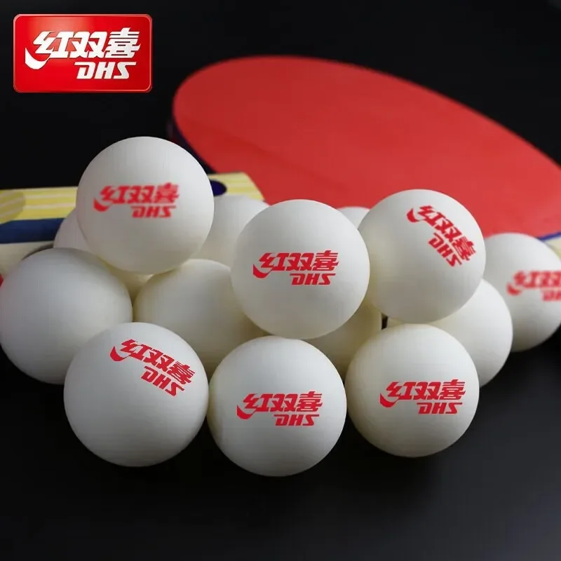 DHS D40+ Table Tennis Ball New Material ABS Seamed Table Tennis Ball ITTF Approved Ping Pong Balls for Training Competition