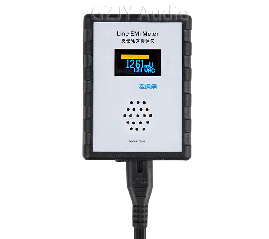 LHY NEW OLED Display Mains Noise Tester EMI Measuring Instrument Broadband AC Power Supply Ripple Analyzer line EMI Meter
