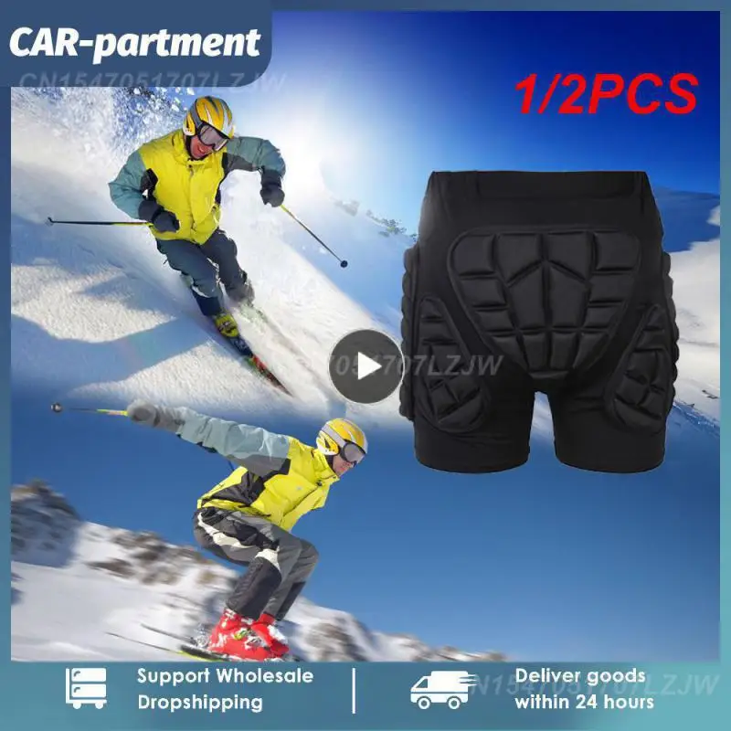 

1/2PCS Unisex Motocross Protective Shorts Ski Skate Skateboard Snowboard Protection Hip Butt Pad Drop Resistance Roller Padded