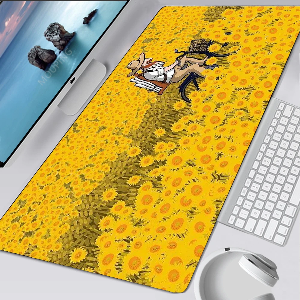 

Van Gogh Large Mouse Pad Xxl Gaming Mousepad Gamer Pc Accessories Desk Protector Deskmat Keyboard Mat Mats Anime Mouse Pad