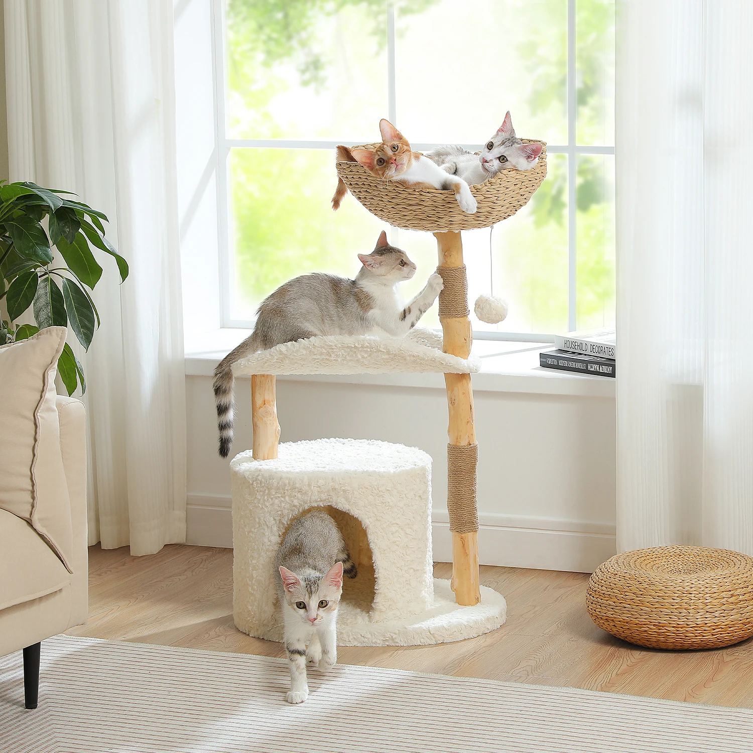 Modern Cat Tree Tower 1