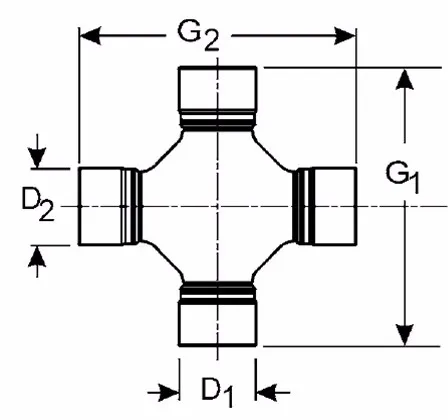 Description Picture 2 of itemTop Quality 1piece 22x50 miniature U-joints UNIVERSAL JOINTS BEARING Universal Joints Crucetas Joints de cardan