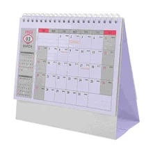 

1Pc Desktop English Calendar Decorative 2022 Desktop International Calendar