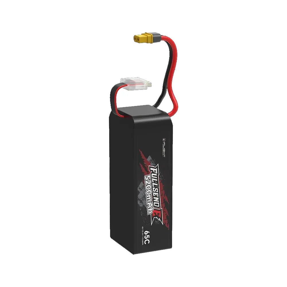 

iFlight Fullsend E 5200mAh 22.2V 6S 65C LI-PO Battery with XT60 connector for FPV Racing Kit Parts