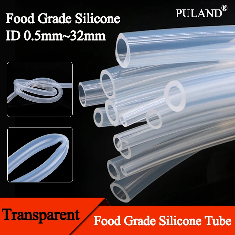 Silicone tube Rubber tubing Rubber tube Rubber hose Water pipe 1/3/5/10M Food Grade Silicone Tube for Aquarium Air Irrigation Water Connector Garden