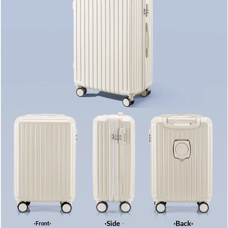 Unisex Lightweight Hardshell Suitcase With Spinner Wheels And Tsa Lock_voghion.com