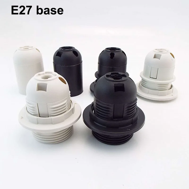 power socket led Light Bulb Lamp base Converter for E27 E14 cap head power Holder electric Pendant Screw Lamp shade 220V 110v