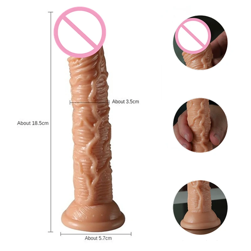 4 Sizes Simulation Dildo Big Penis Sex Toy Female Vaginal Anal Masturbator Dick With Suction Cup Anal Dildos for Women Massage for sex toys