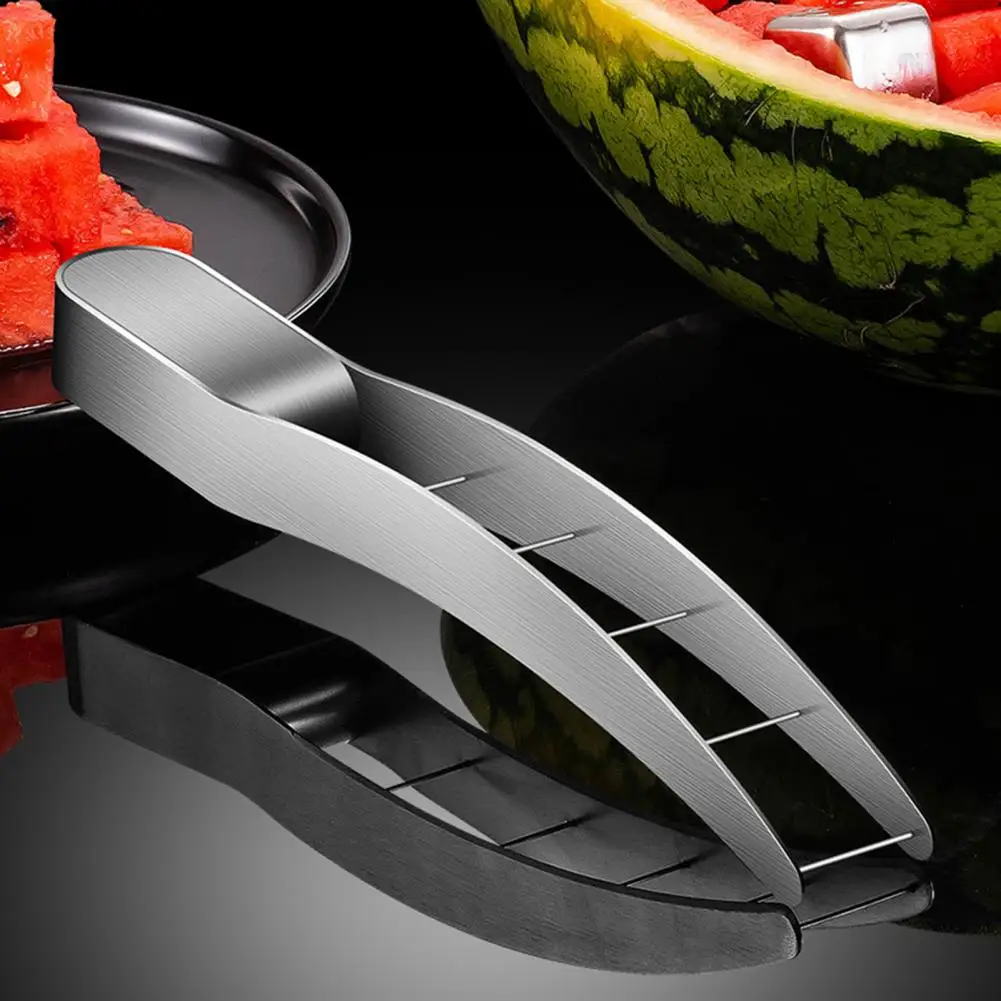

Watermelon Cutter Modern Stainless Steel Manual Tool Kitchen Gadget Watermelon Divider Watermelon Slicer