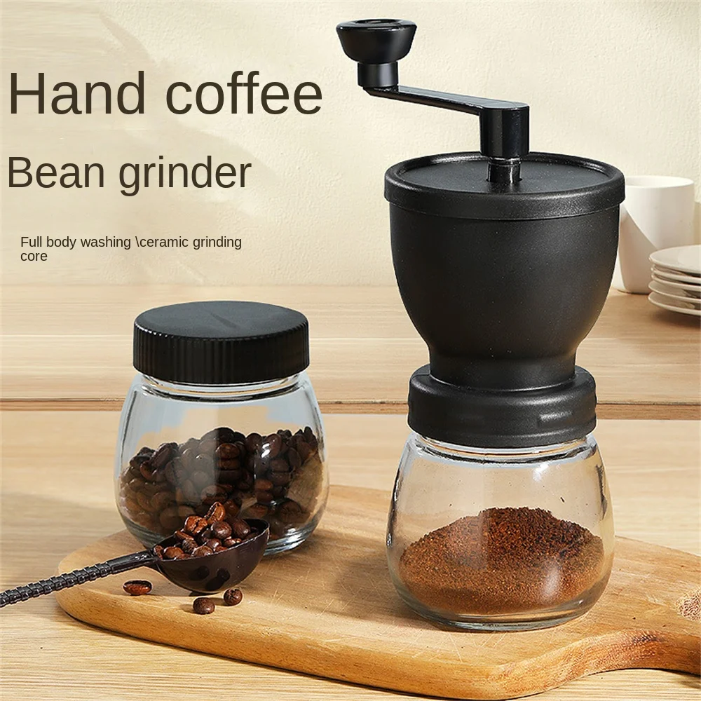Hand Crusher Portable Adjustable Settings Usb Charging With Ceramic Burr Coffee Accessories Manual Coffee Machine Glass Grinder