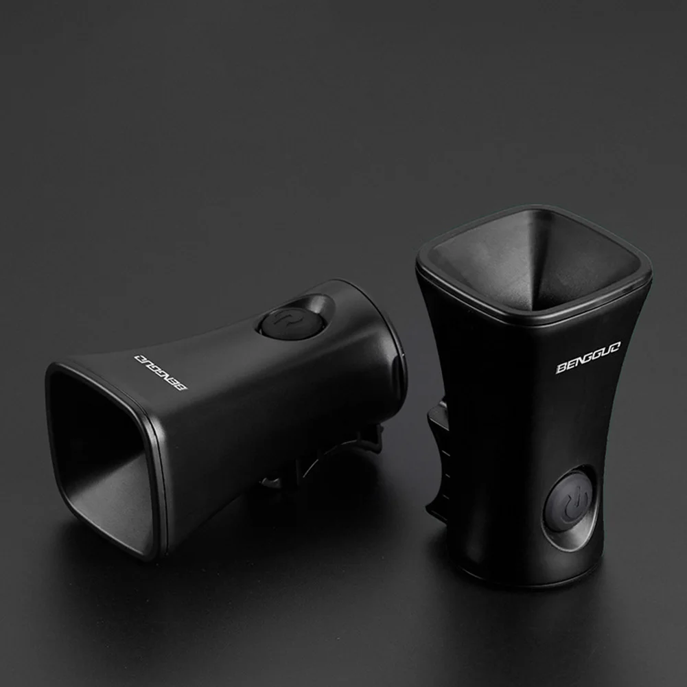 Electric Bike Horn 120dB Bicycle Bell Rechargeable Loud Cycling Horn 5 Modes Bike Bell for Mountain Road Bike Scooters