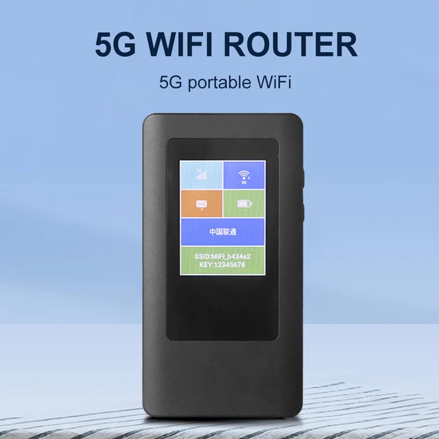 Mobile WiFi Hotspot, 5G Modem Wireless Portable Nano Travel Router