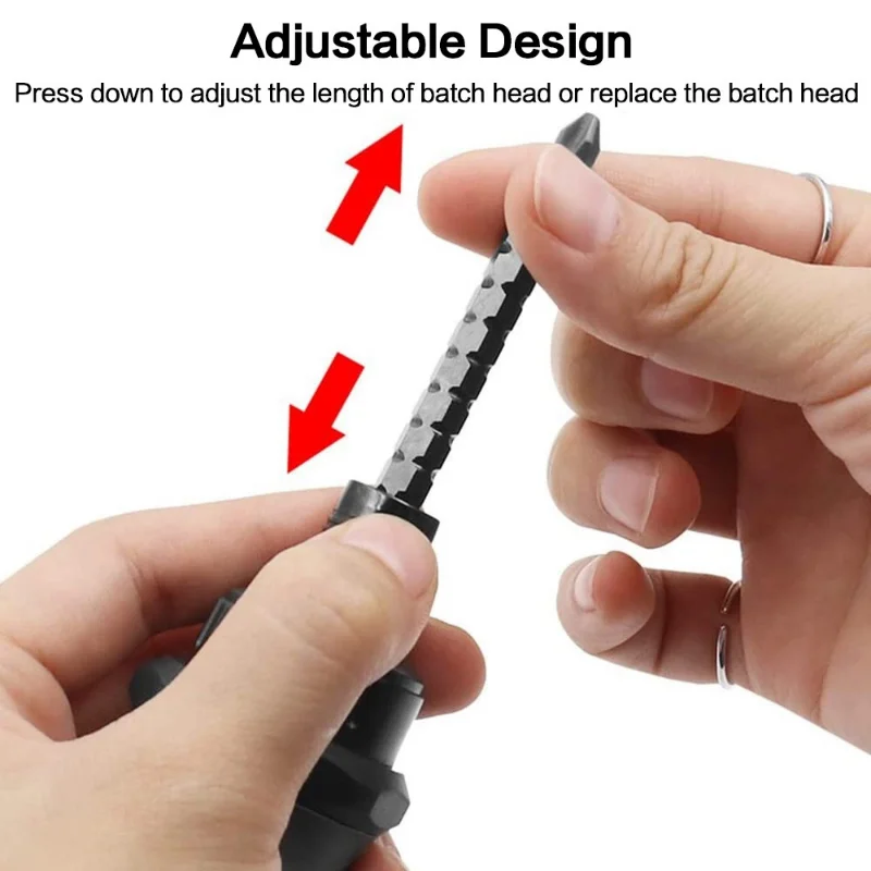 26 In 1 Ratchet Screwdriver Set Magnetic Dual-purpose Batch Head Telescopic Labor-Saving Screwdriver Hand Tool