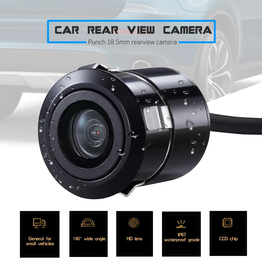 Car Rear View Camera 4 LED Night Vision Reversing Auto Parking Monitor ...