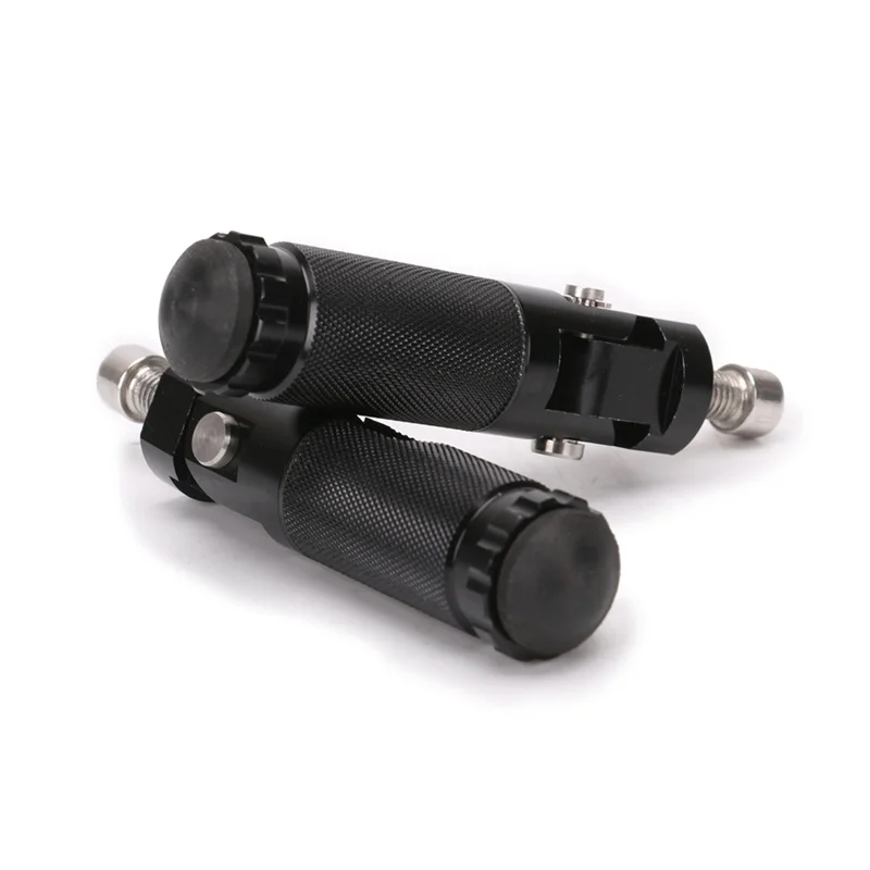 Motorcycle Folding Footrests 2pcs Motorbike Footpegs Universal CNC Aluminum Motor Foot Rests Pegs Rear Pedals Set Parts motorcycle accessories motorcycle foot pedals motorcycle footrests