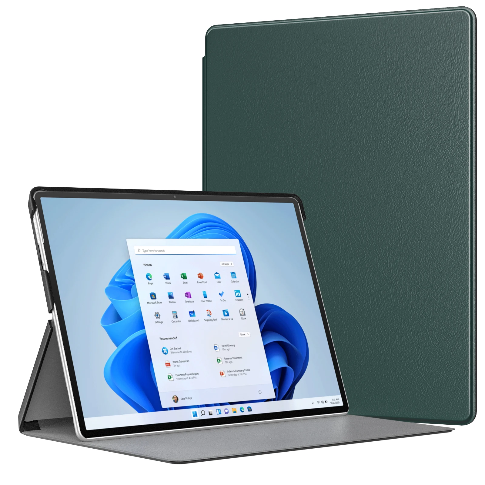

Moko Case for Microsoft Surface Pro 8 13 Inch 2021 Tablet,Premium Ultra Lightweight Shell PU leather Cover for Surface Pro 8 13“