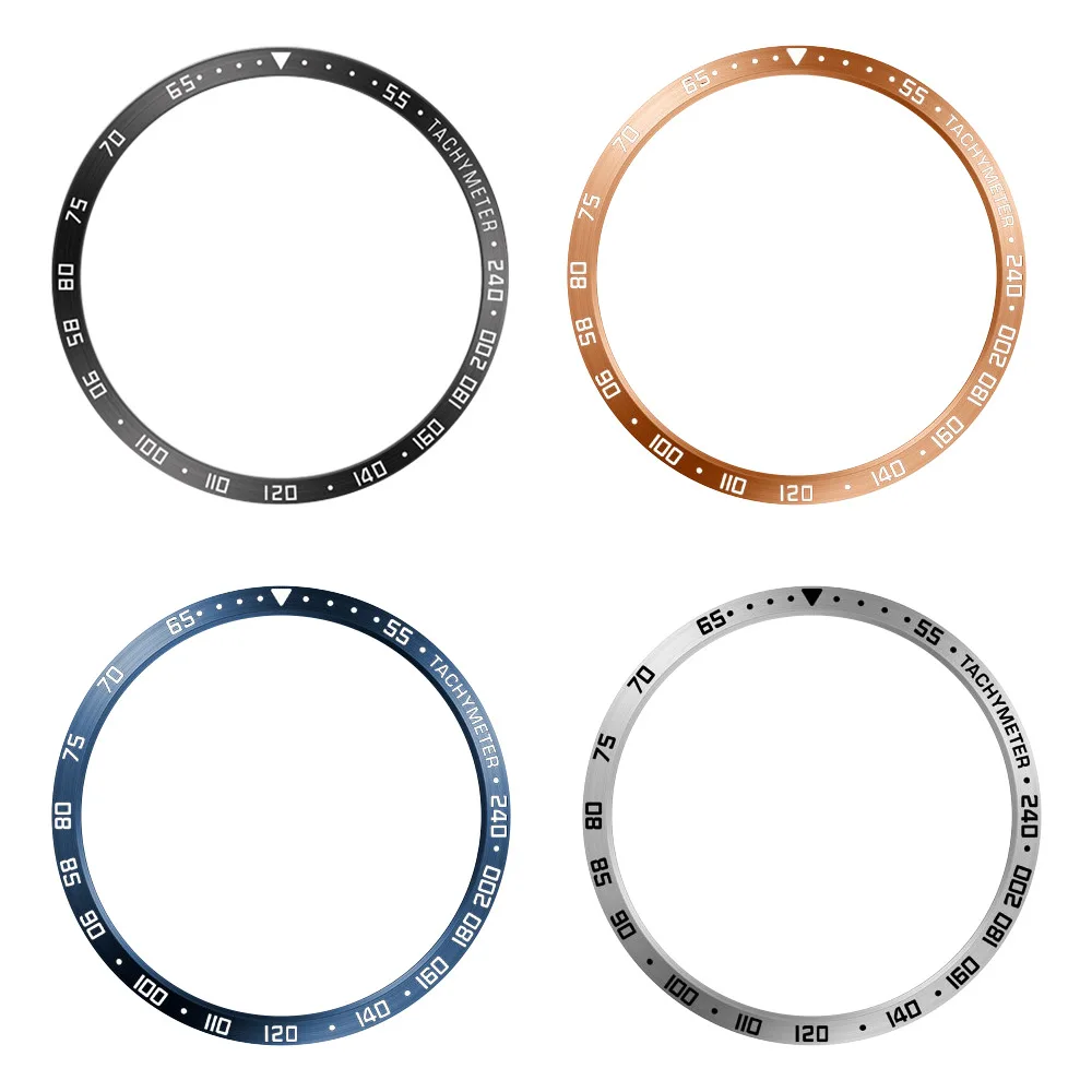 Premium Metal Bezel Protective Ring with Time/Speed Scale
