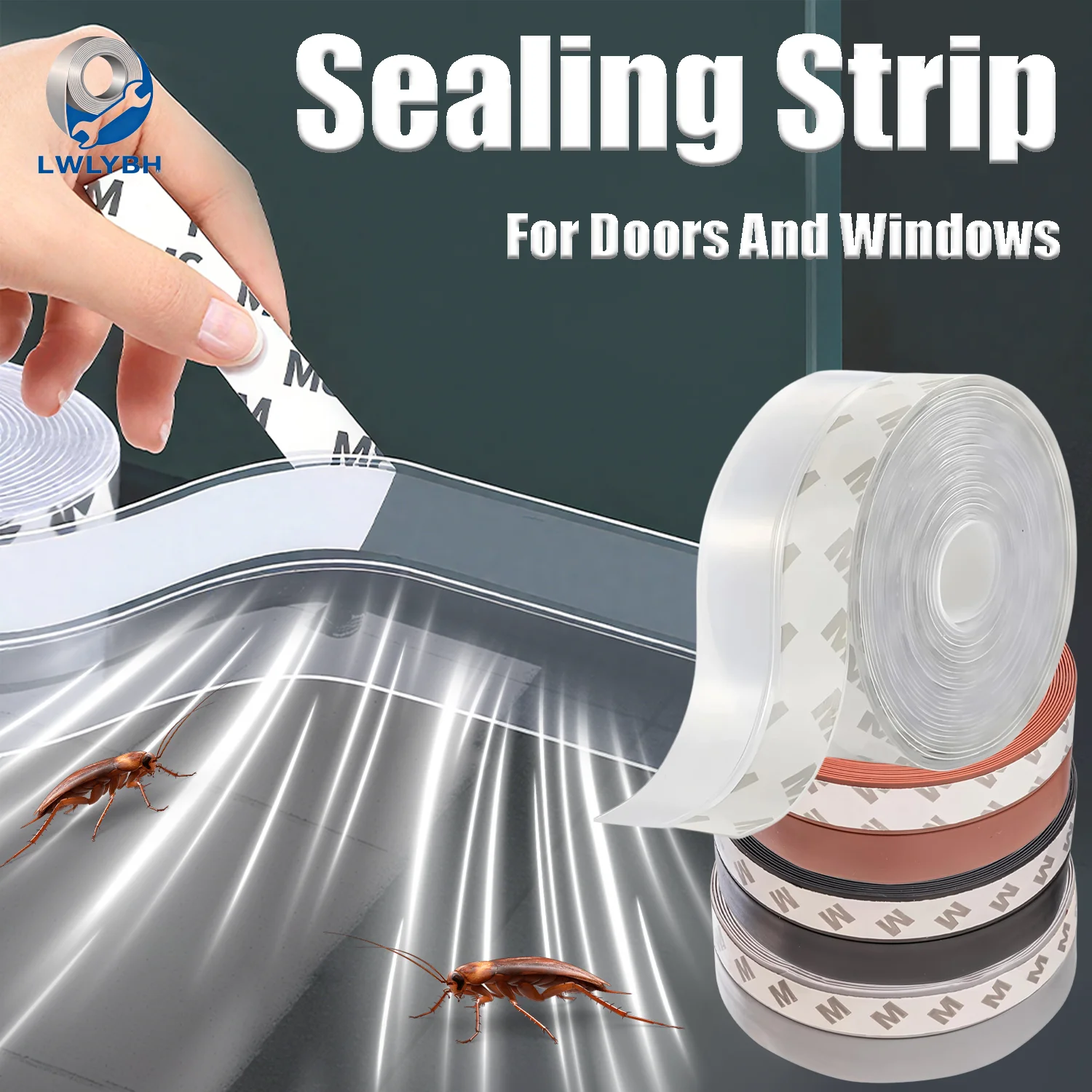 Versatile Self-Adhesive Weatherproof Sealing Strip