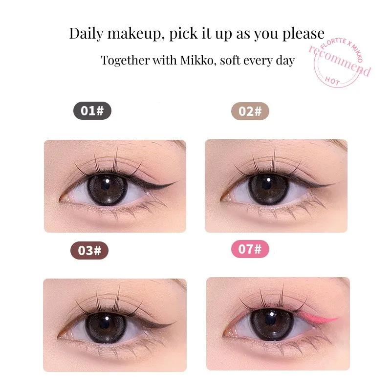 FLORTTE MIKKO Eyeliner Branded Color Liquid Eyeliner Eye